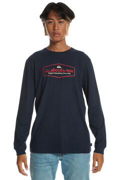Springfield Omni Lockup - Long Sleeve T-Shirt for Men navy