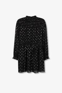 Tiffosi Vestido Drapead con Volantes