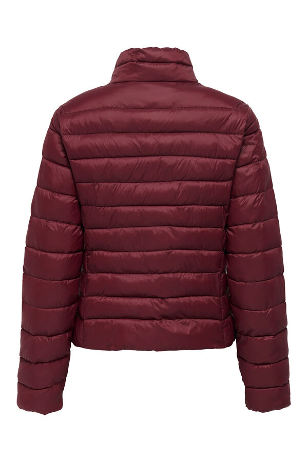 Only Puffer zip fastening jacket rózsaszín