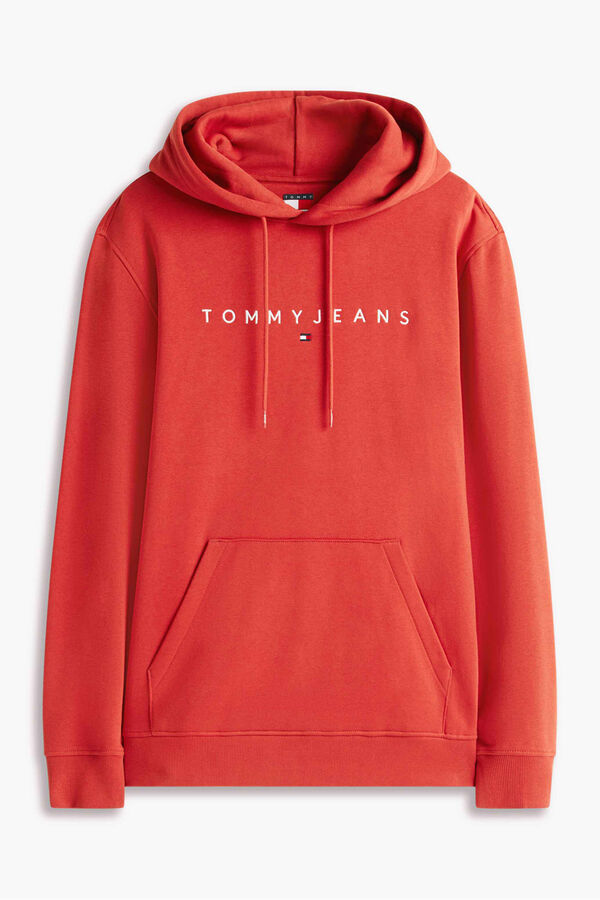 Tommy Jeans Sudadera de corte regular rojo
