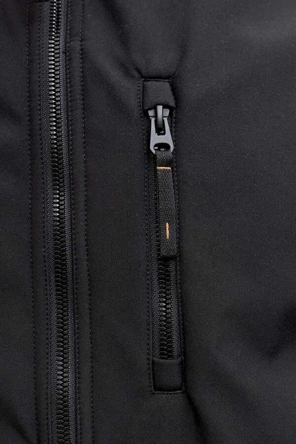 Jack & Jones Chaqueta softshell con capucha negro