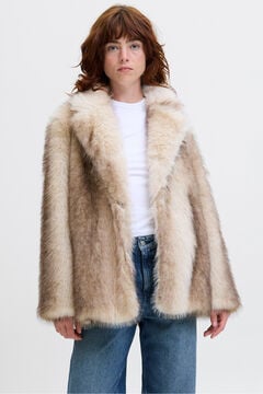 Jack & Jones Sobretudo de pele sint&eacute;tica