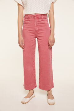 Springfield Jeans Culote Color rosa