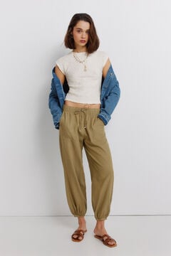 Springfield Camiseta manga larga estructura