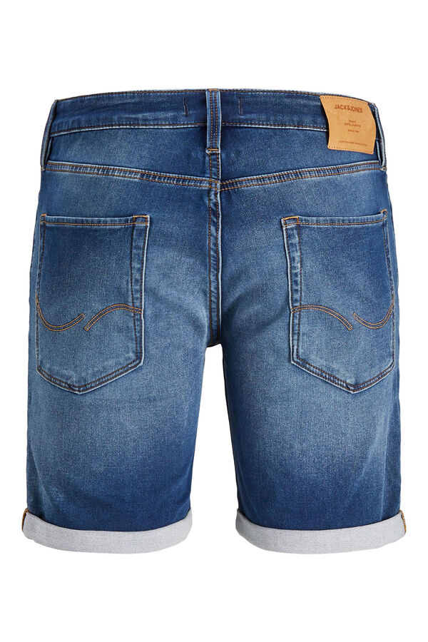 Springfield Denim Bermuda shorts bleuté