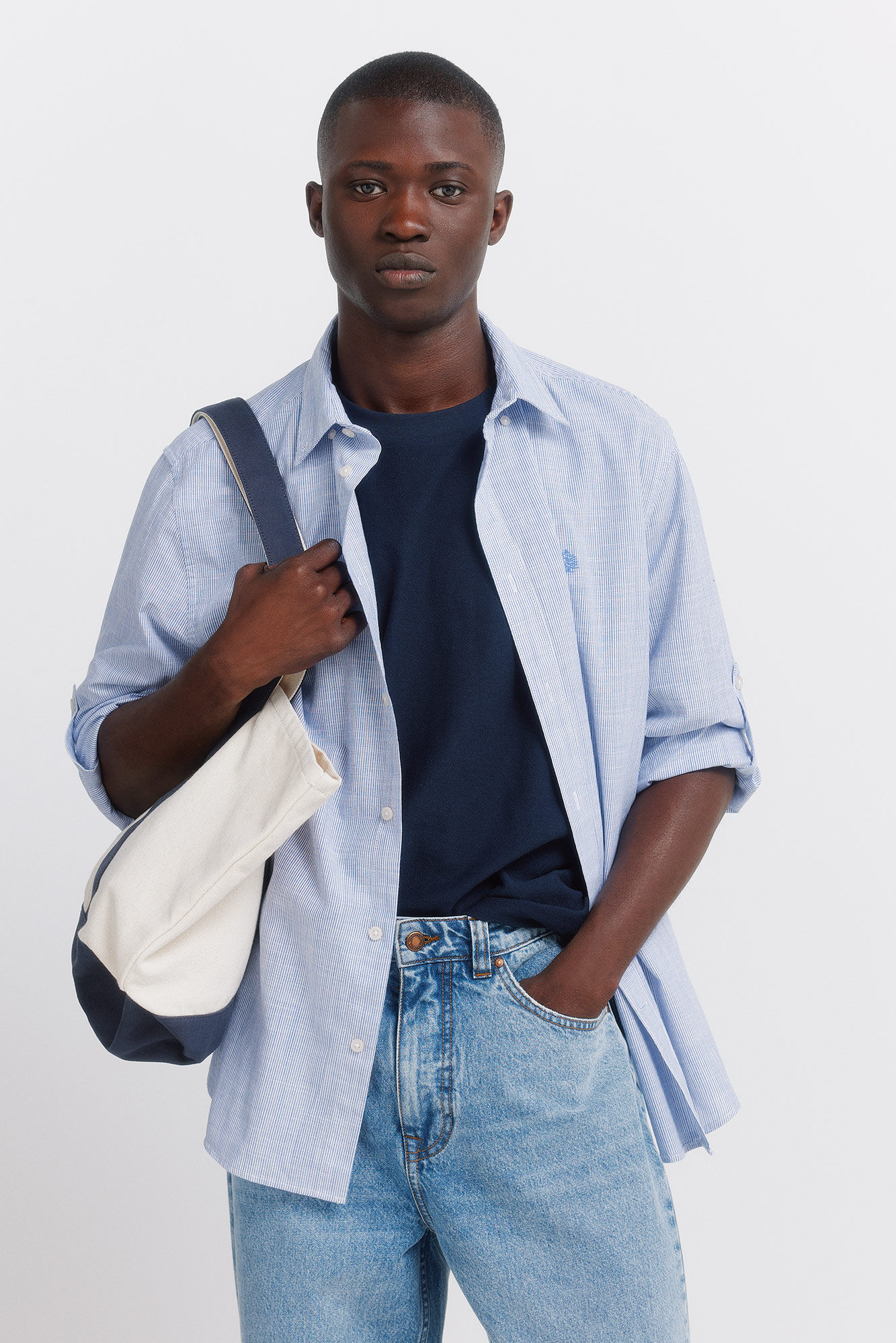 Springfield Lightweight micro striped shirt