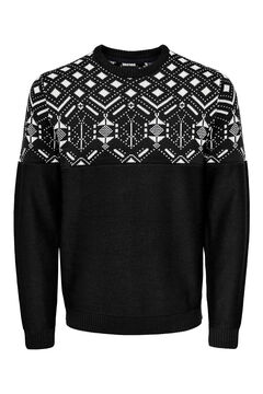Springfield Knit jumper with round neck black