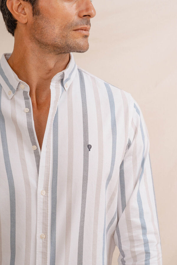 Celopman Camisa Oxford azul