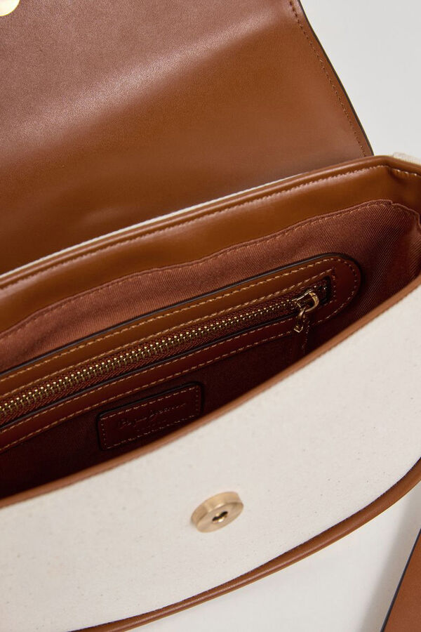 Pepe Jeans Flap closure bag nude