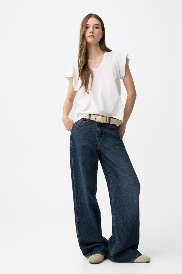 Tiffosi Casual short-sleeved T-shirt blanc