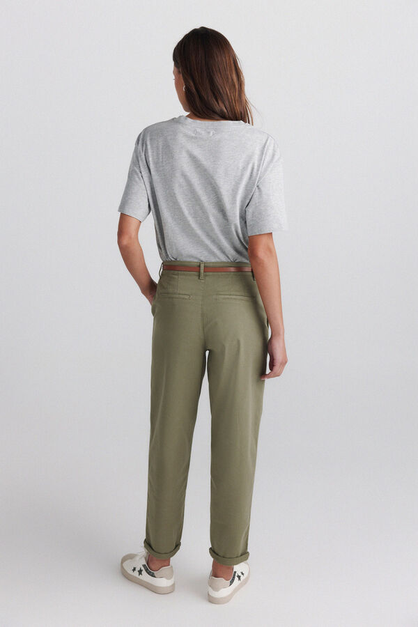 Springfield Chinos with belt beige