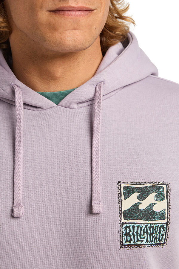 Billabong Arch Po - Moletom com capuz para homens rosa