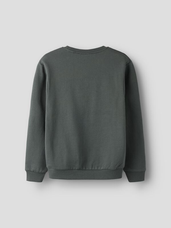 Name It Sudadera leopardo gris