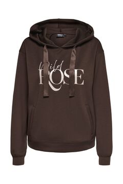 Only Sudadera con capucha dibujo frontal