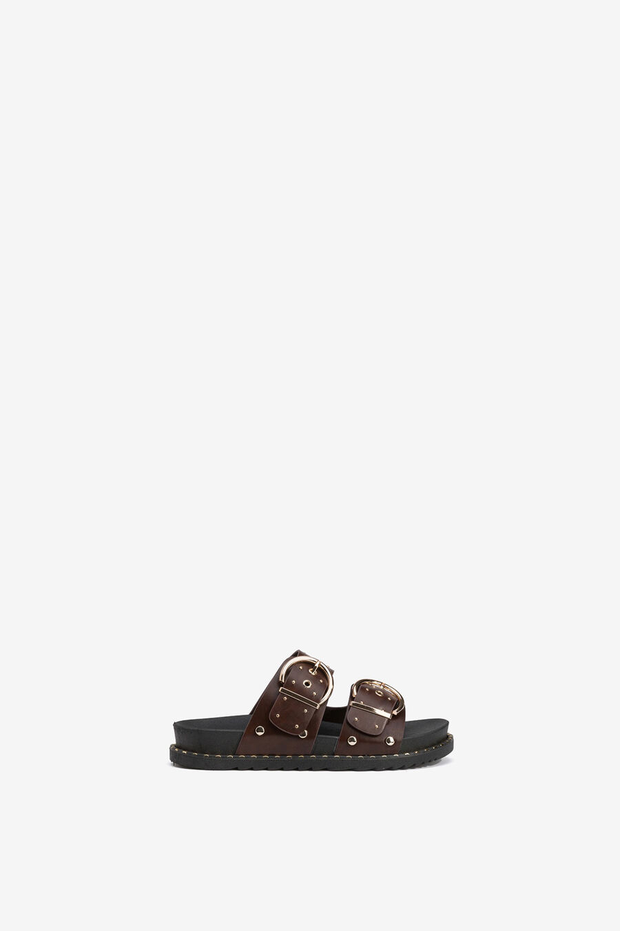 Sandalia con hebillas