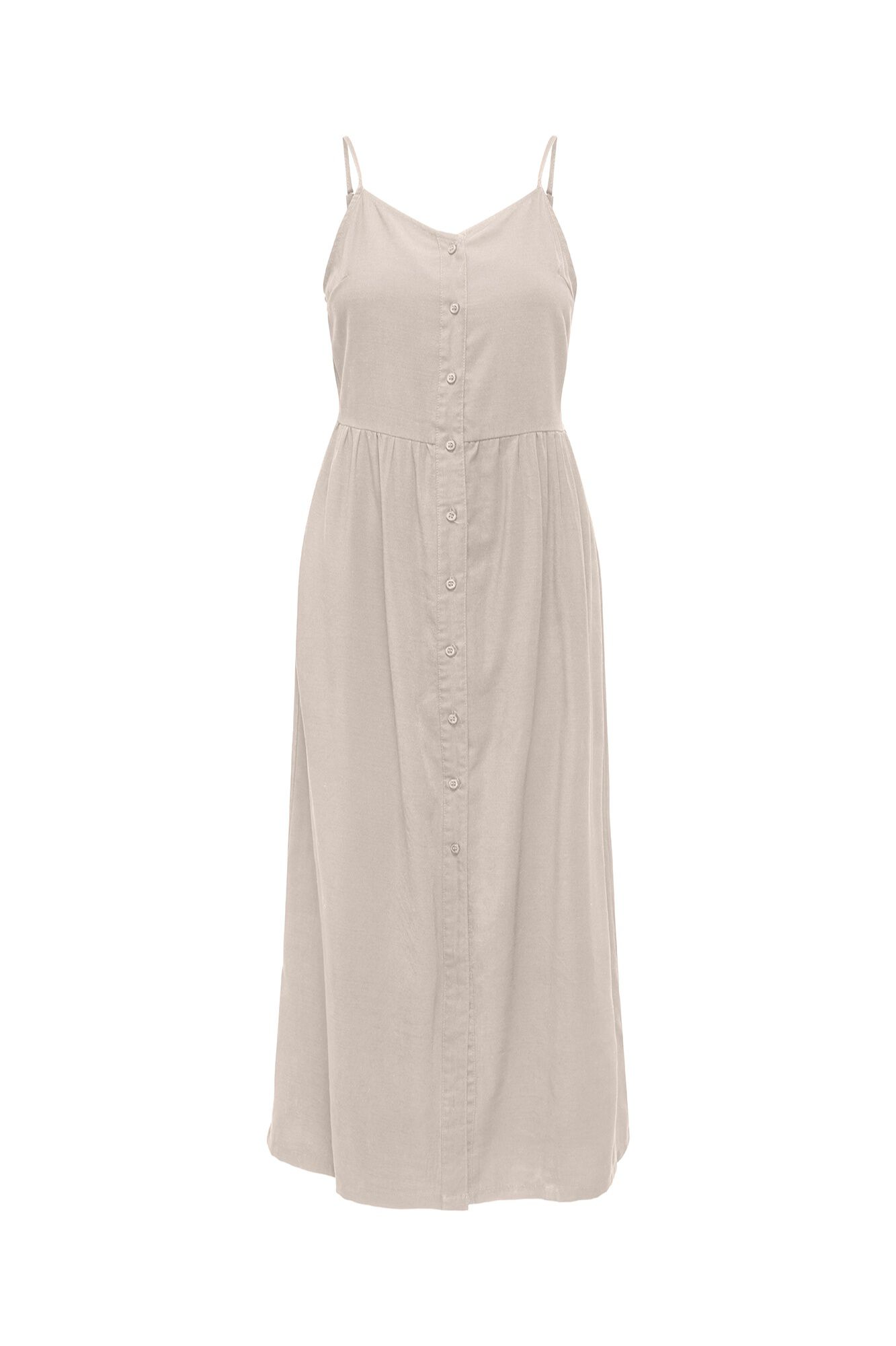 Only Vestido comprido abotoado