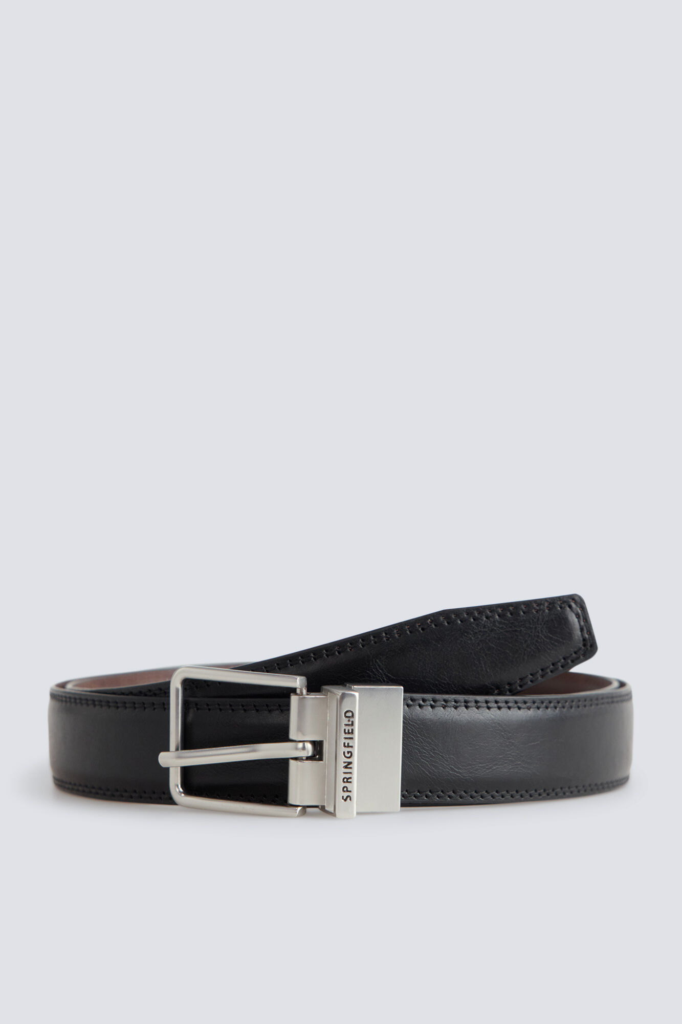 Springfield Reversible basic faux leather belt