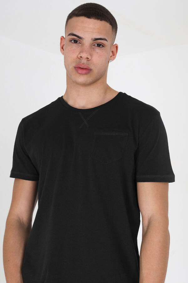 Brave Soul Basic short-sleeve T-shirt black