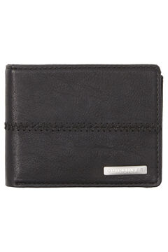 Springfield Stitchy - Dreifach gefaltete Brieftasche für Herren schwarz