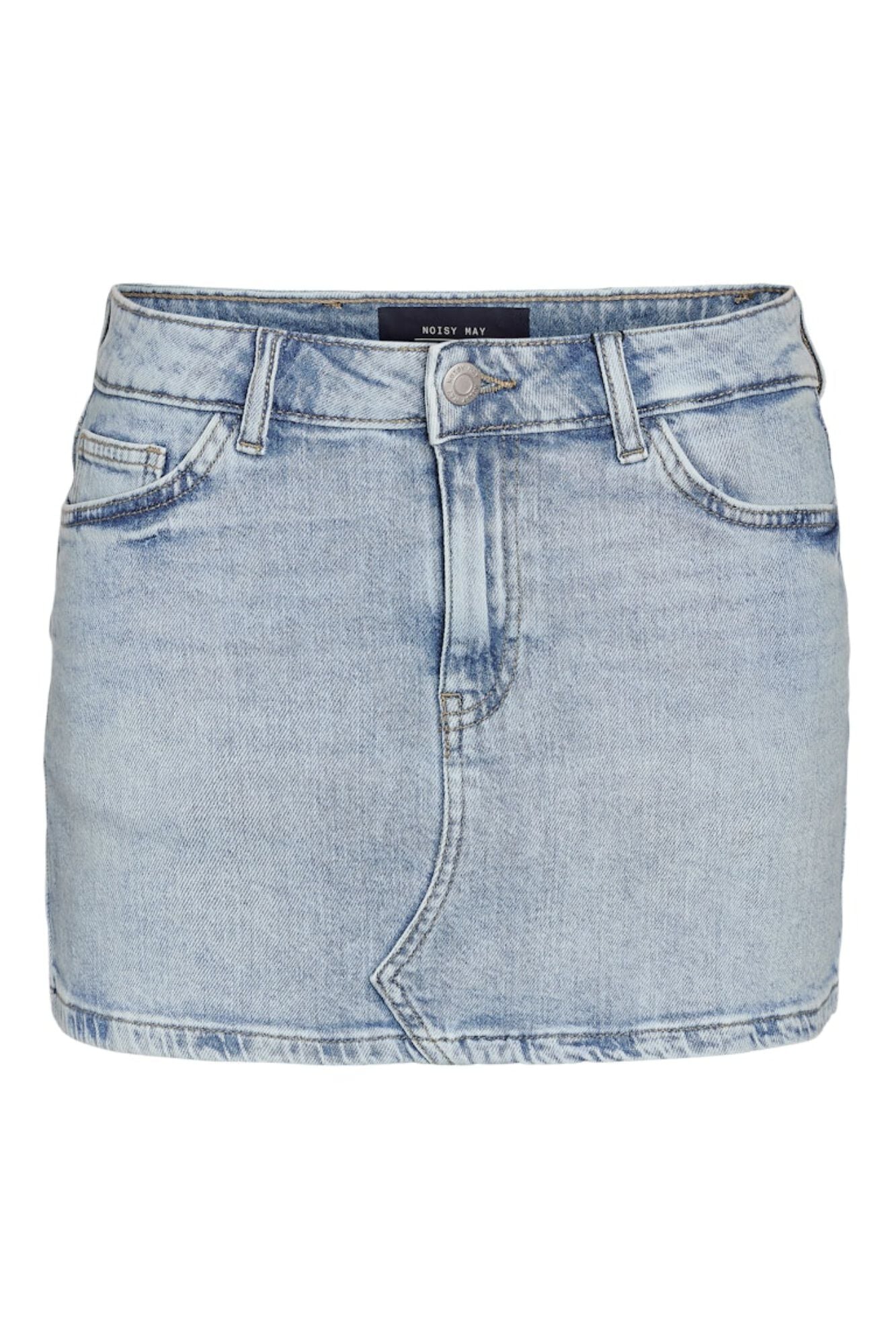 Noisy May Kurzer Denim-Rock im Used-Look
