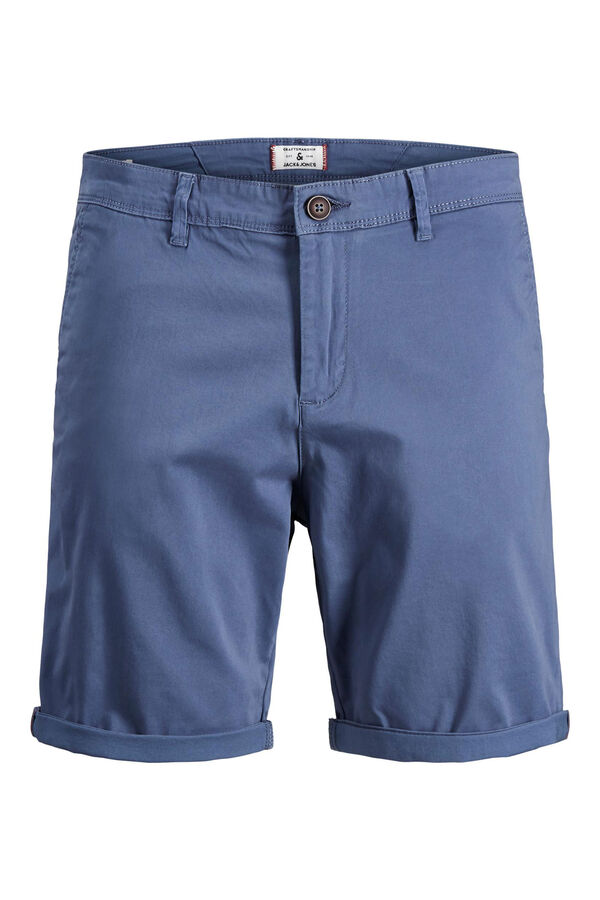 Springfield Pantalones cortos chinos azul medio