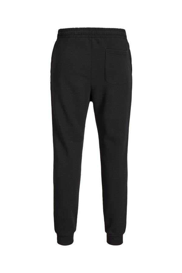Jack & Jones Regular fit mid-rise trousers noir