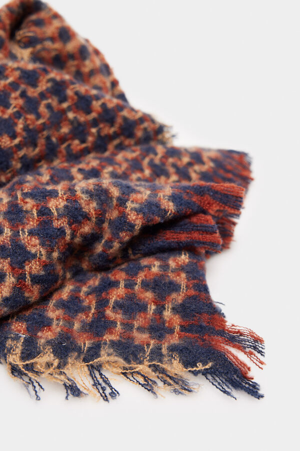 Springfield Textured scarf navy