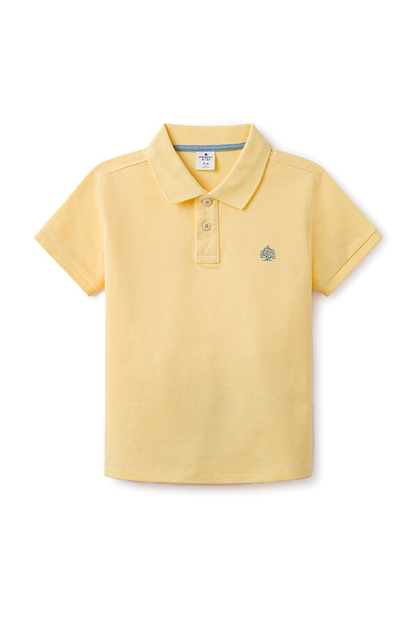 Springfield Boys' essential polo shirt yellow