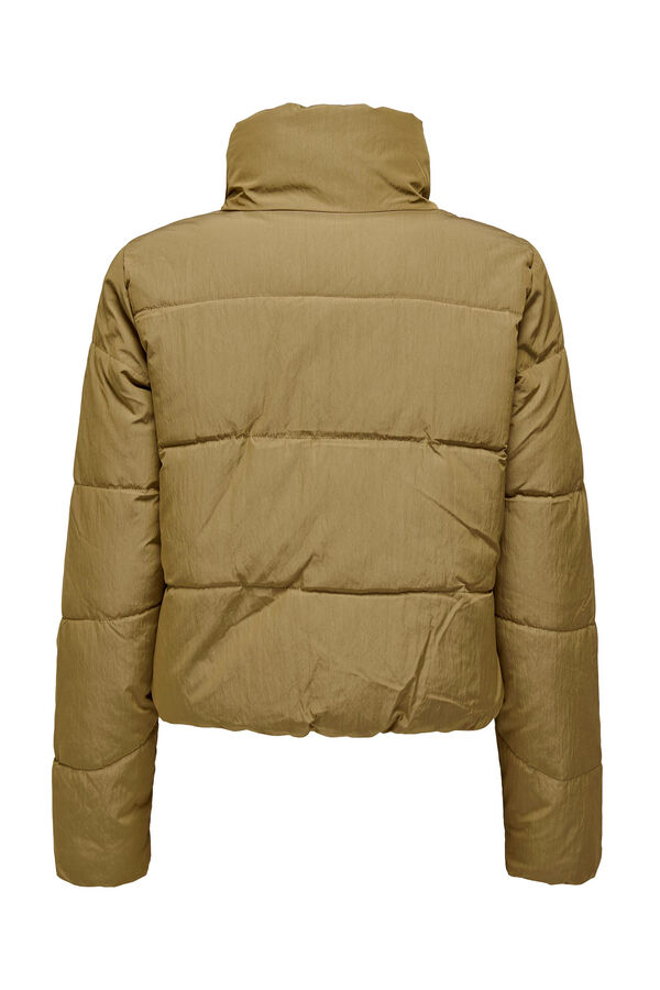 Springfield Short puffer jacket brown