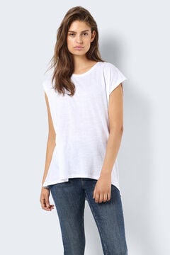 Springfield Camiseta larga manga corta blanco