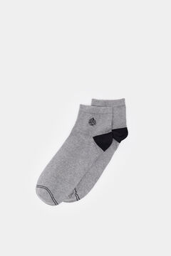 Springfield Socken knöchelhoch Logo grau