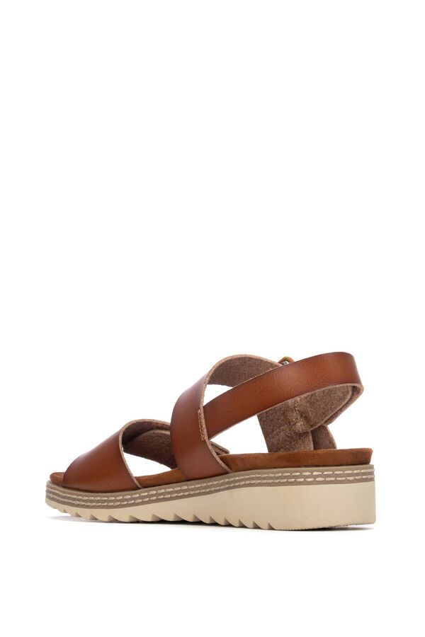 Refresh Double-strap sandals nude
