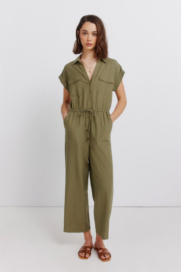 Springfield Jumpsuit with pockets printed