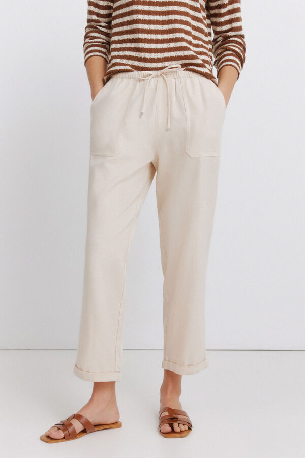 Springfield Jogger trousers nude