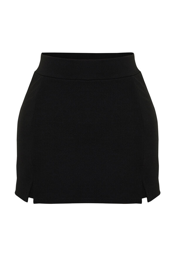 Trendyol Falda pantal&oacute;n mini negro