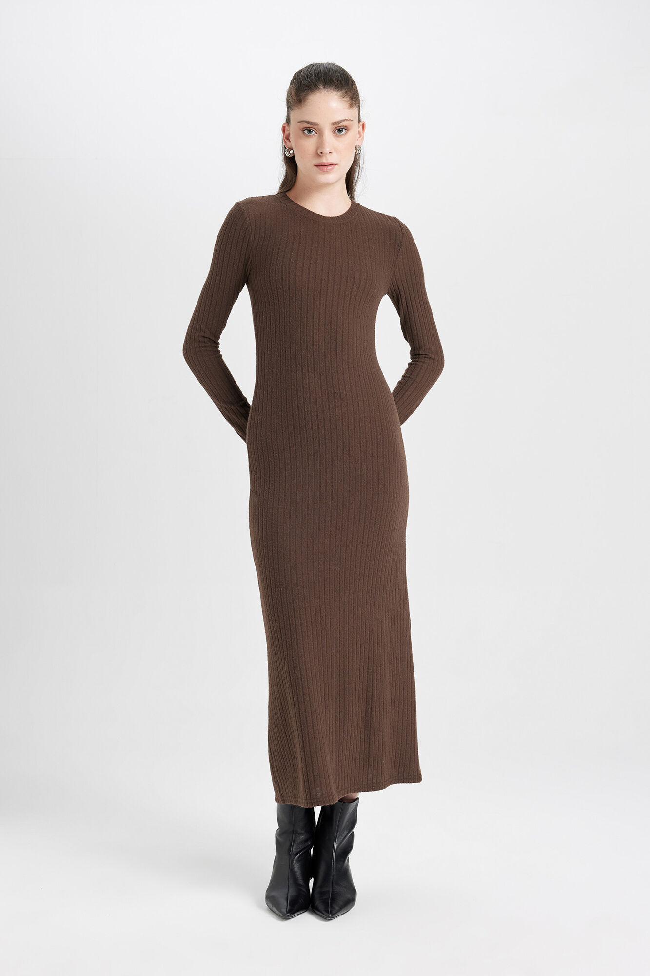 DeFacto Vestido maxi ajustado