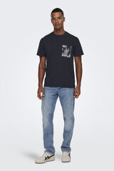 Only & Sons Short-sleeved T-shirt blue