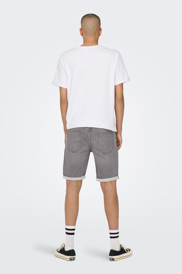 Springfield Denim Bermuda shorts gray