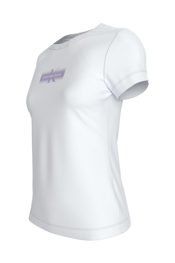Springfield T-shirt manga curta de mulher  branco