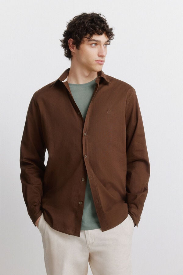 Springfield Linen shirt nude