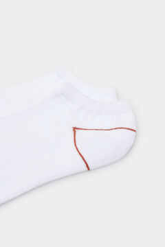 Springfield Socken knöchelhoch Spitze Kontrastfarbe weiß