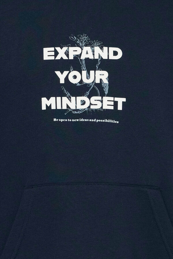 Blend Hood sweatshirt blue