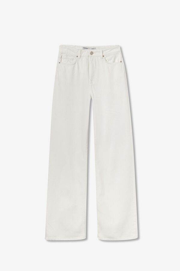 Tiffosi Vaqueros anchos Bonnye marfil