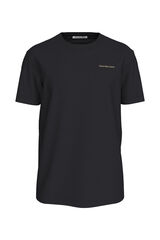 Springfield T-shirt manga curta de homem preto