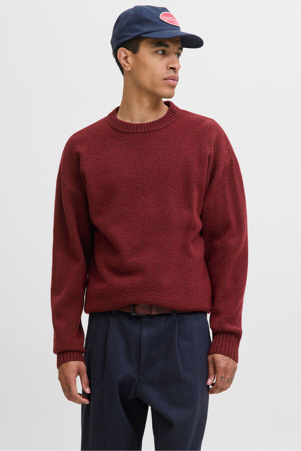 Jack & Jones Basic jersey-knit jumper pink