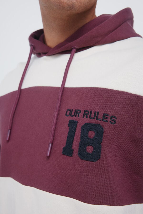 Springfield Sweatshirt hood cuts white