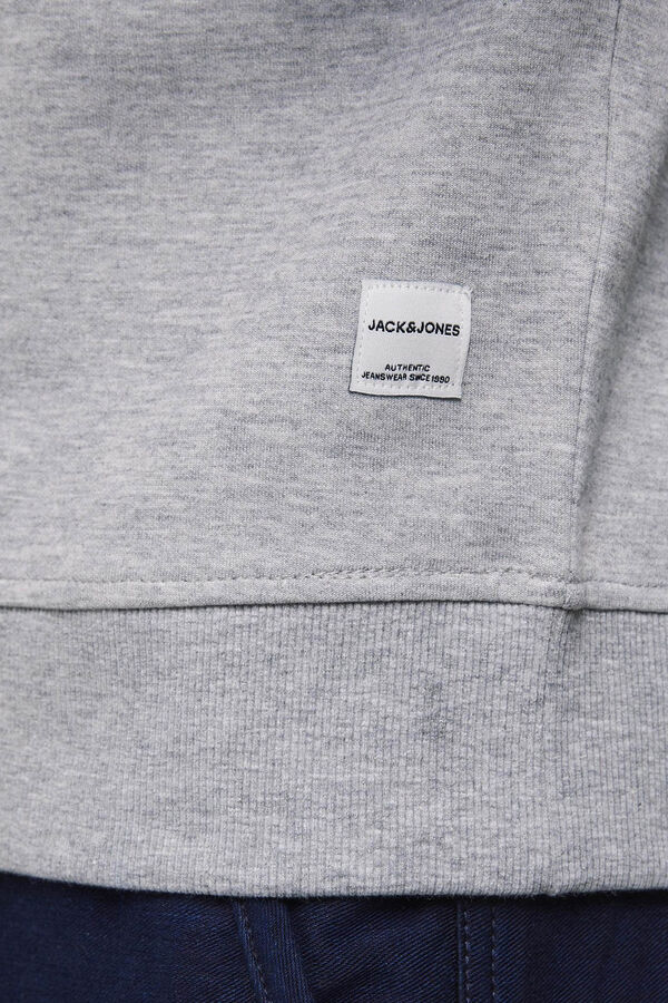 Springfield Plain cotton sweatshirt grey