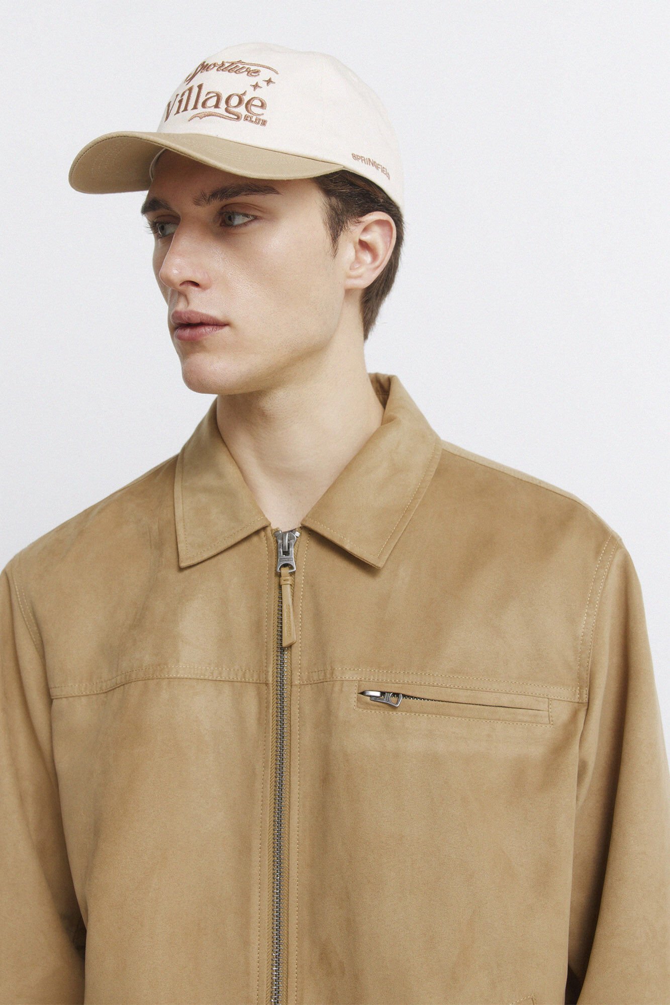 Springfield Faux suede jacket