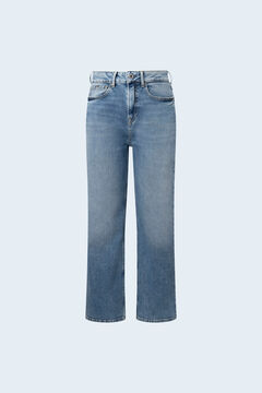 Springfield Lexa sky wide fit high-waist jeans  mallow