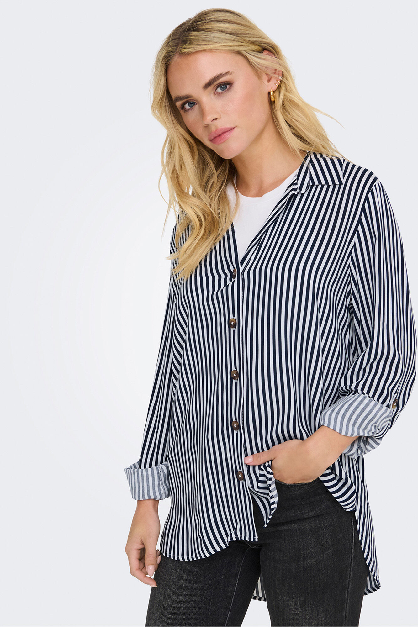 JDY Camisa manga larga fluida